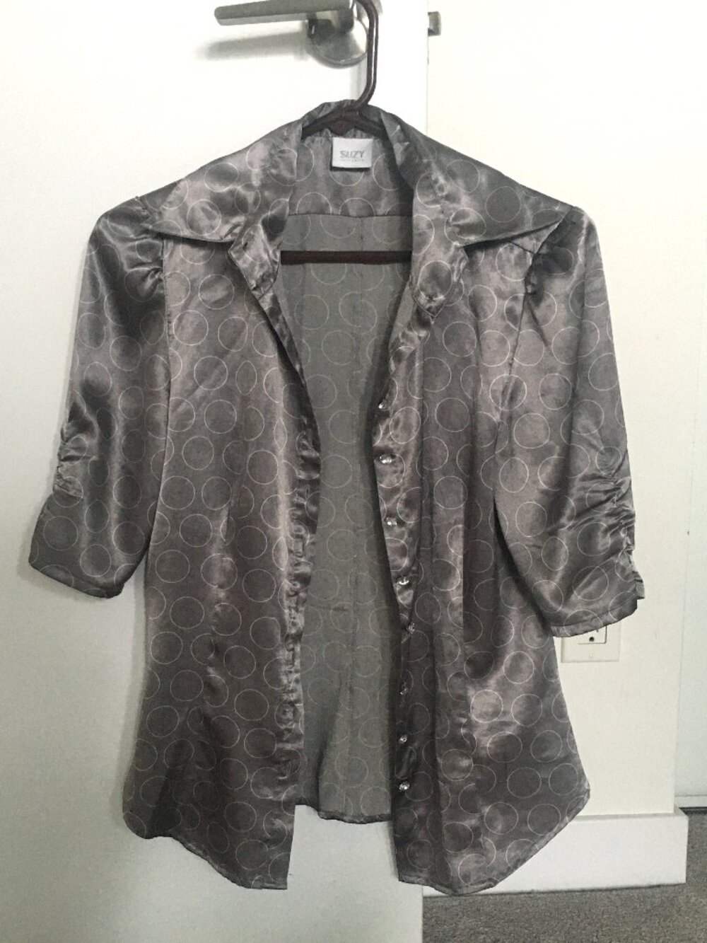 Grey Suzy Shier top, extra small